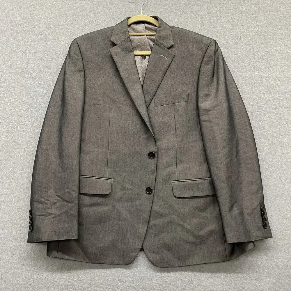 Lauren Ralph Lauren Mens 42S Gray Blazer Sport Coat Classic Fit Business Wedding